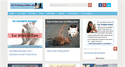 Desktop Screenshot of catproblemsadvice.com